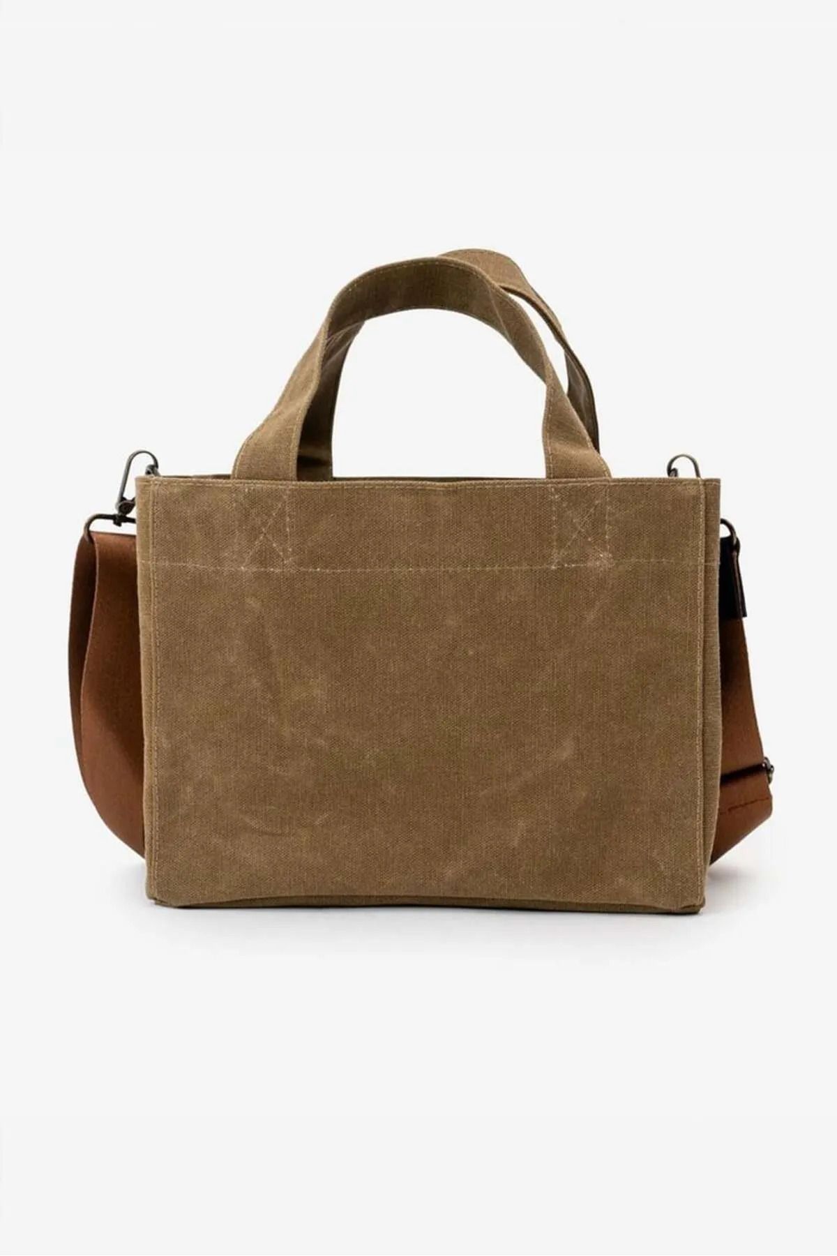 old cotton cargo Bej Omuz Askılı S Tote Çanta