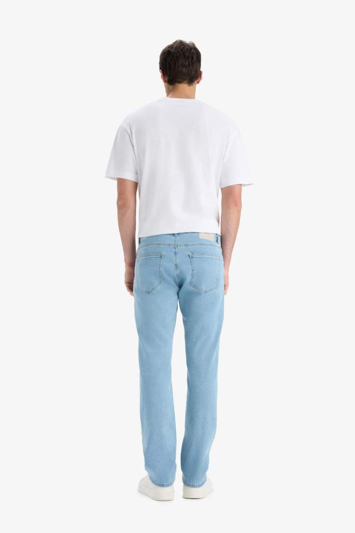 DeFacto-Noul sezon Sergio Regular Fit Regular Fit Pantaloni de jeans cu picior cu tub cu talie normală 6