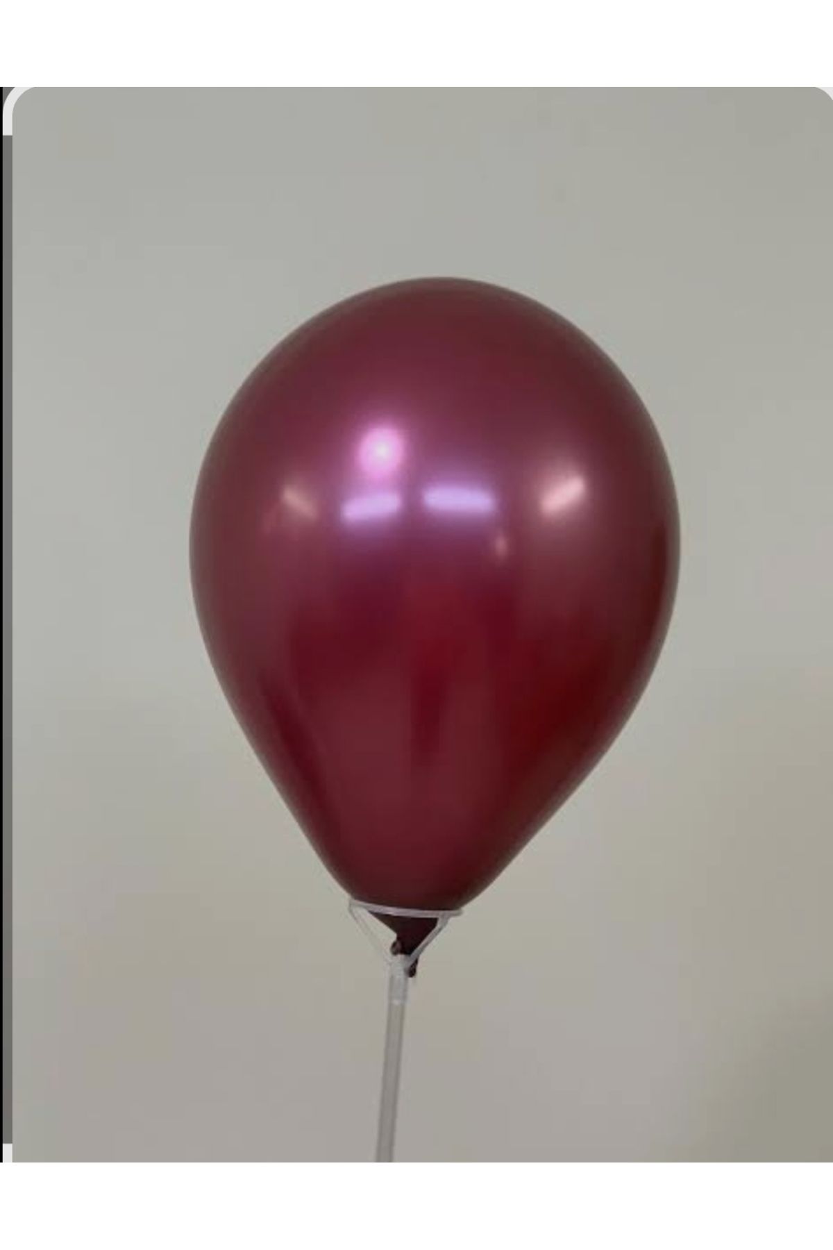 B&K süs ve tasarım 25 adet bordo metalik balon