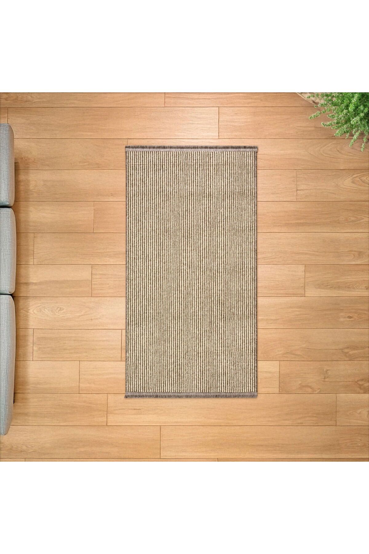 MATMEL Otantik Dekoratif Halı - Gri - 80x150 cm