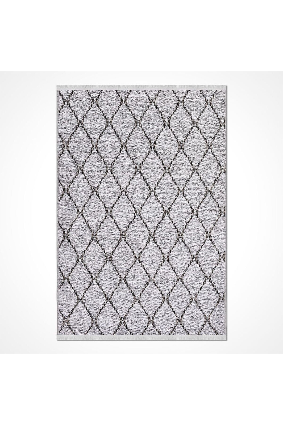 MATMEL 8602 Asil Kahve Modern Kilim - Gri - 120x180 cm