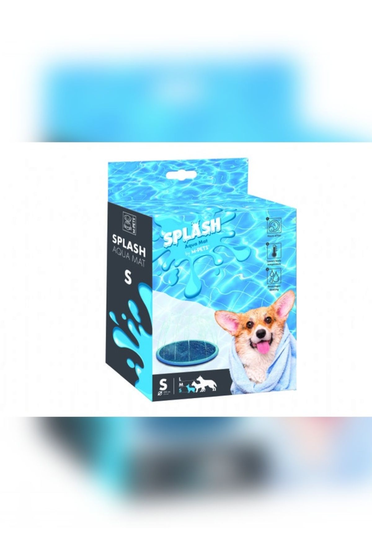 M-PETS SPLASH AQUA OYUN HAVUZU FİSKİYELİ 100CM (S)