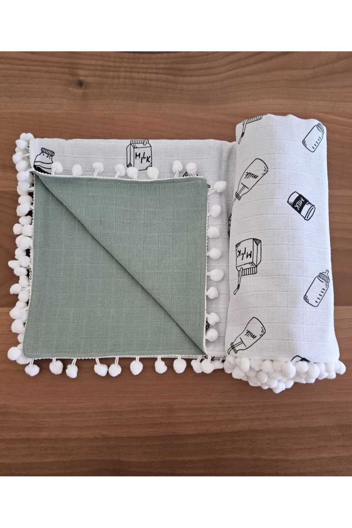 Home ÇİFT TARAFLI MÜSLİN %100 PAMUK BEBEK ÇOK AMAÇLI BATTANİYE