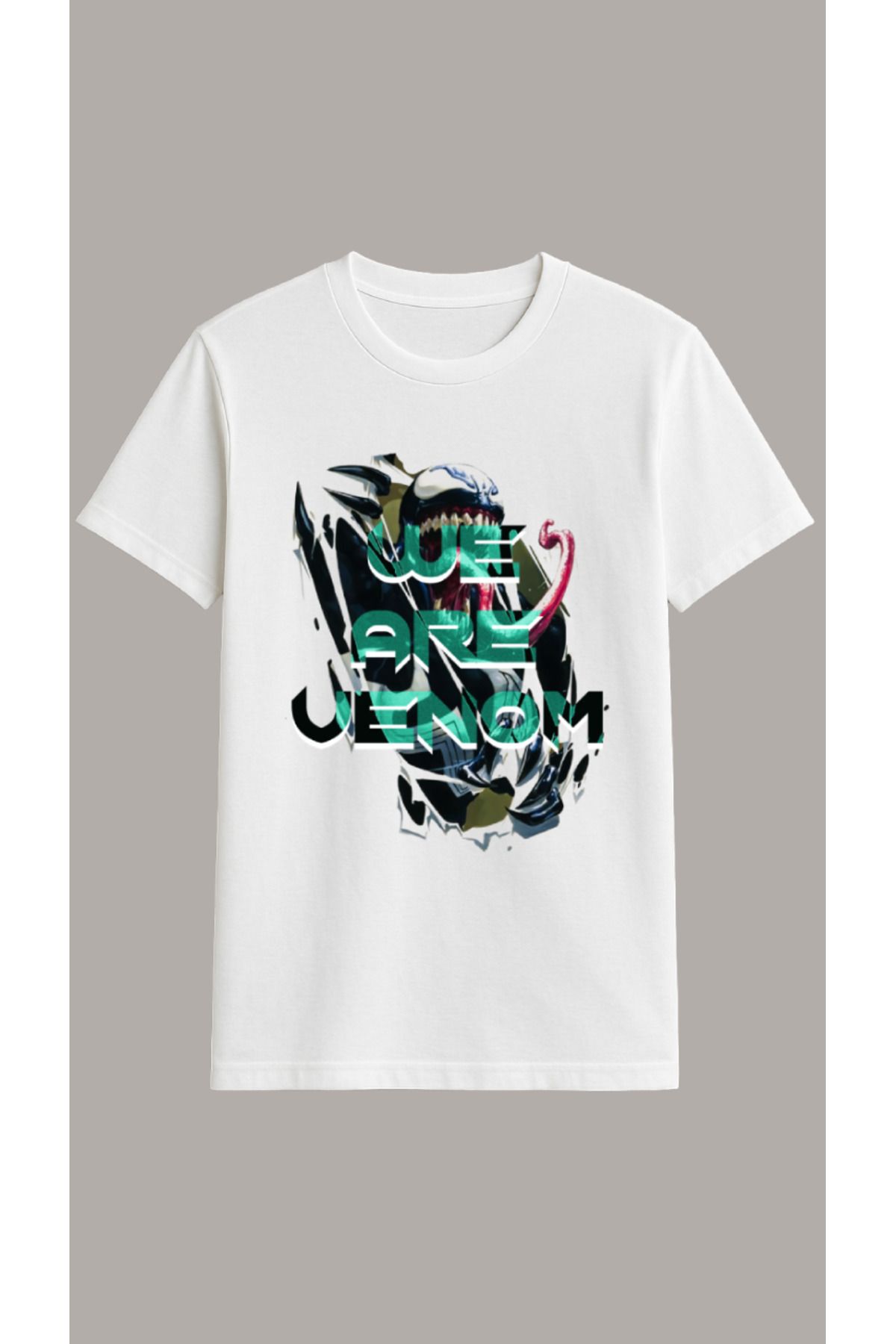 Vigor Wear Venom Baskılı Oversize Erkek T-shirt