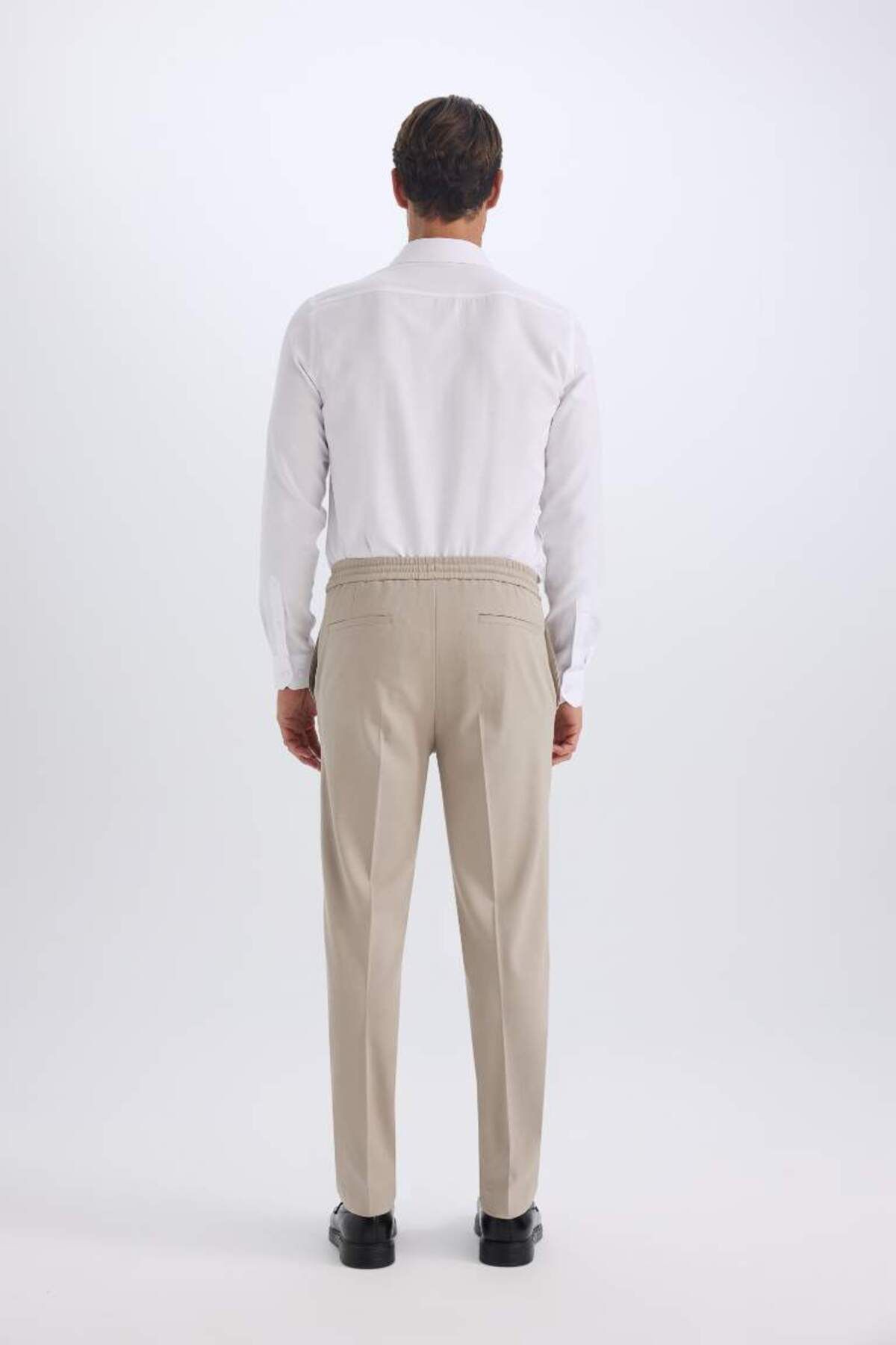 DeFacto-Summer Fabric Jogger Pants with Lacing at the Waist Elastic Straight Leg Stretching in All Directions with Pockets A9943Ax25Sp 6
