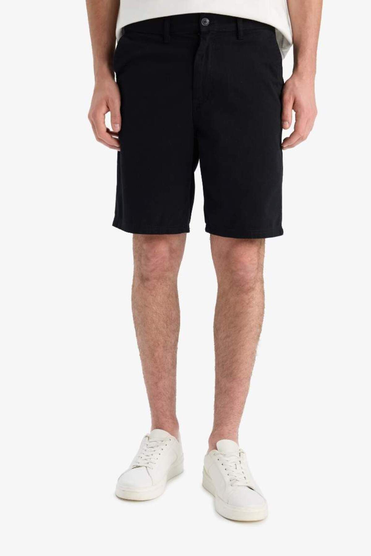 DeFacto Yeni Sezon %100 Pamuk Regular Fit Bermuda Şort