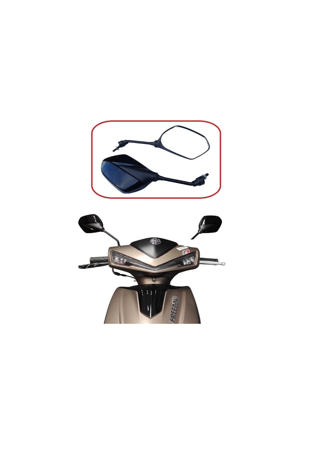 ÖZERDEM Rialli Arora Quantum / Freedom 50cc - 125cc Ayna Takımı