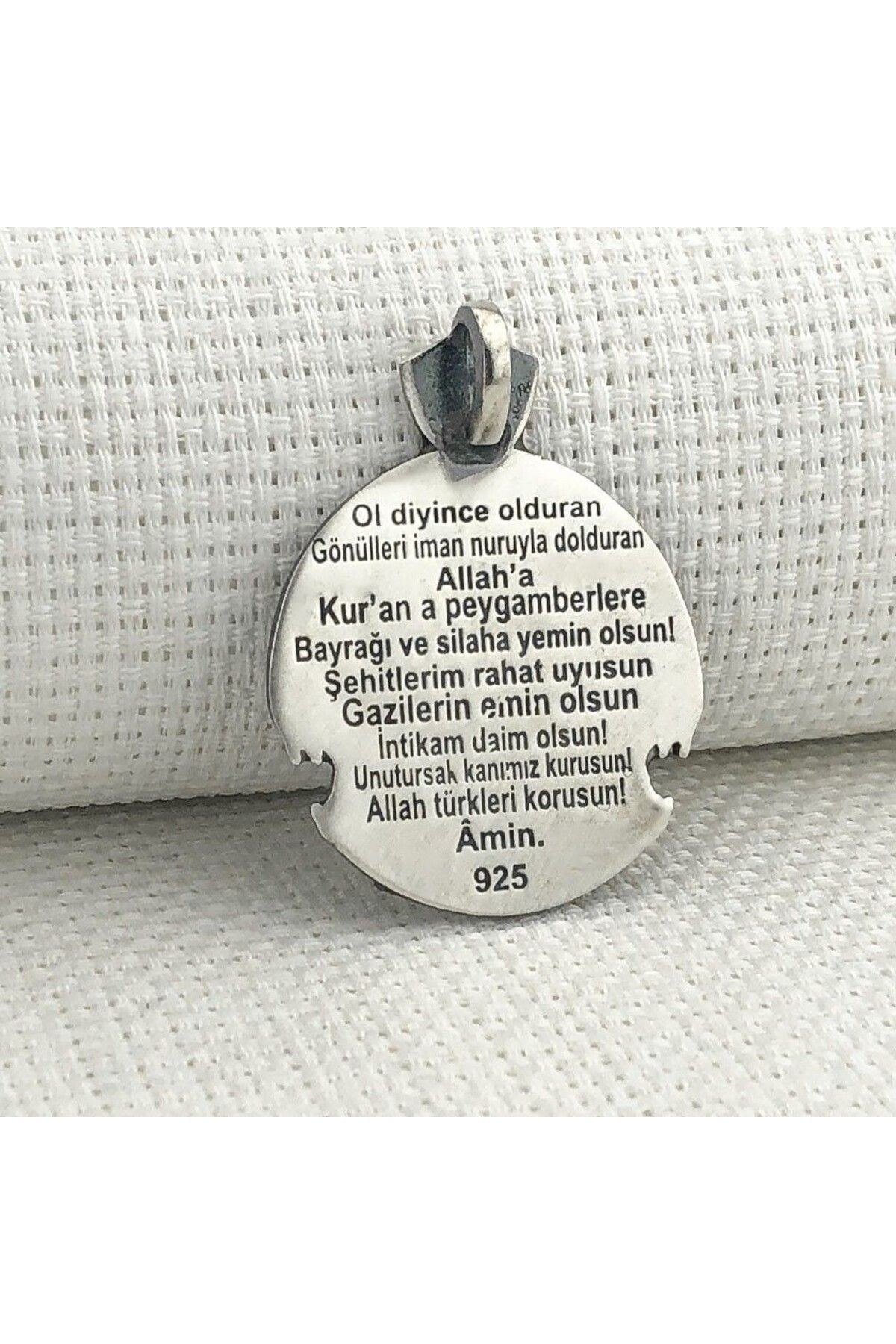 shop Göktürkce Yazılı Bozkurt 925 Ayar Gümüş Erkek Kolye