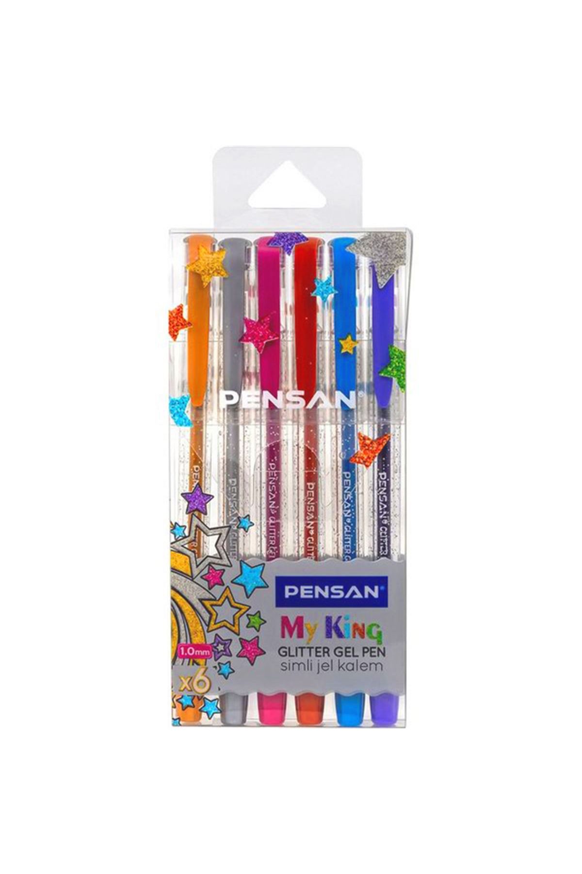 Pensan MY KİNG JEL KALEM SİMLİ 6 RENK 6402 - 2227