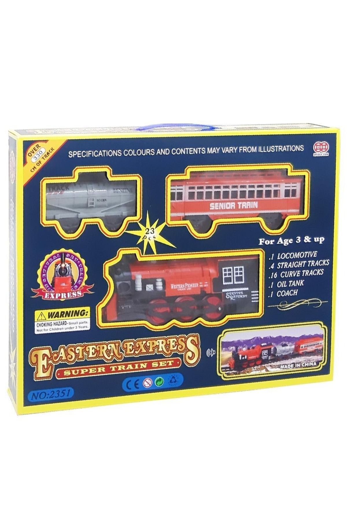 TRUST STORE Oyuncak Pilli Tren Seti 23 Parça
