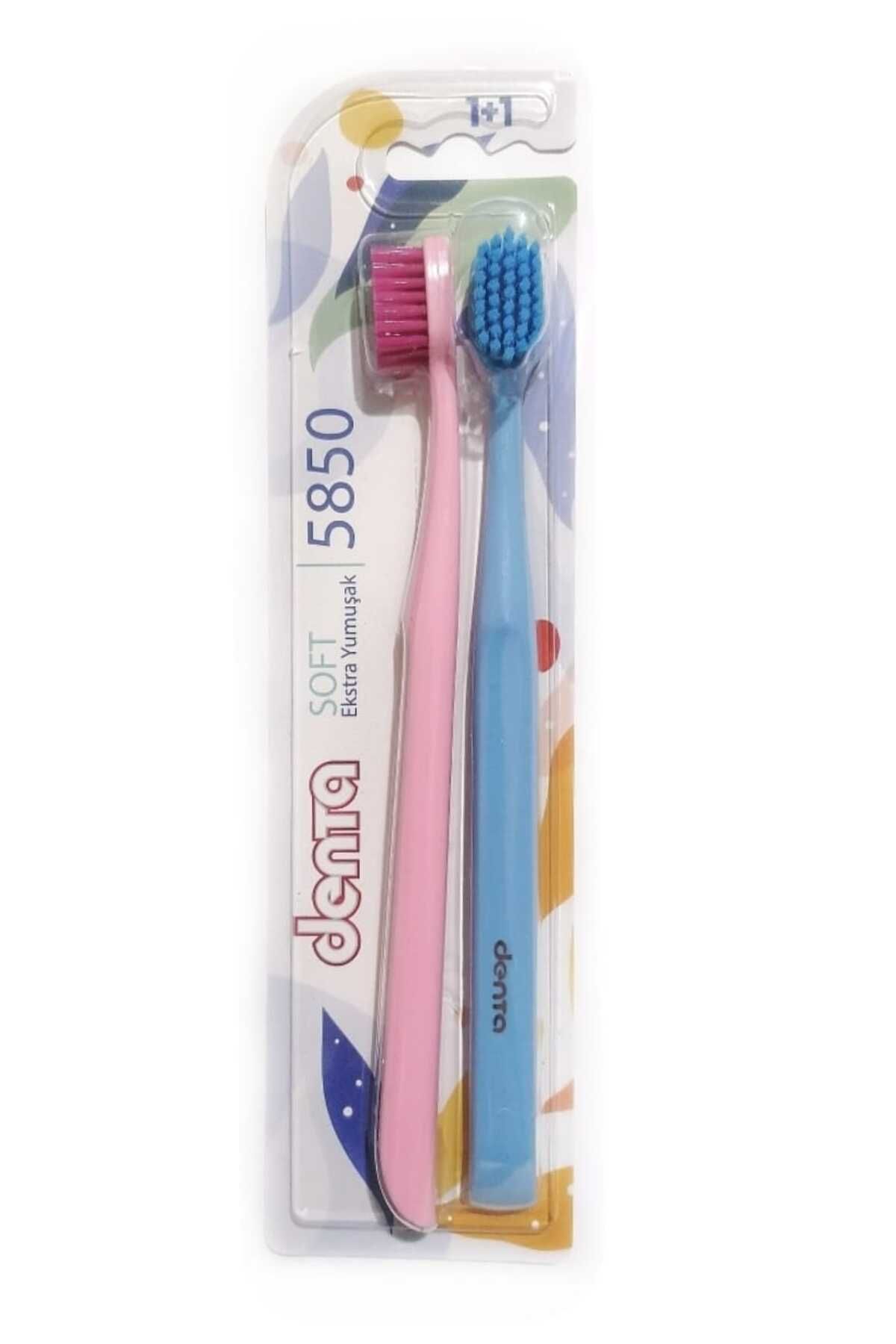 Denta soft extra yumuşak diş fırçası 1+1