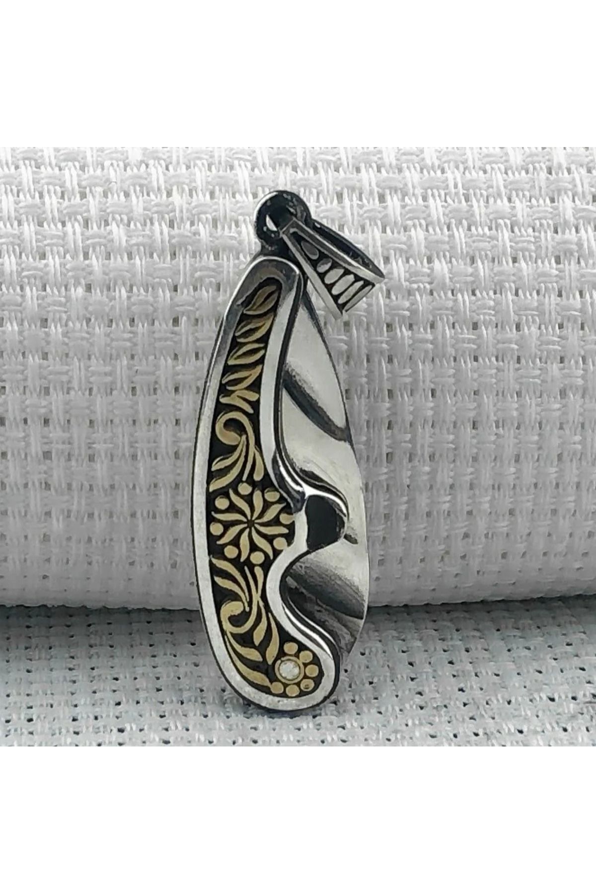 shop Bıcak Tasarımlı 925 Ayar Gümüş Erkek Kolye