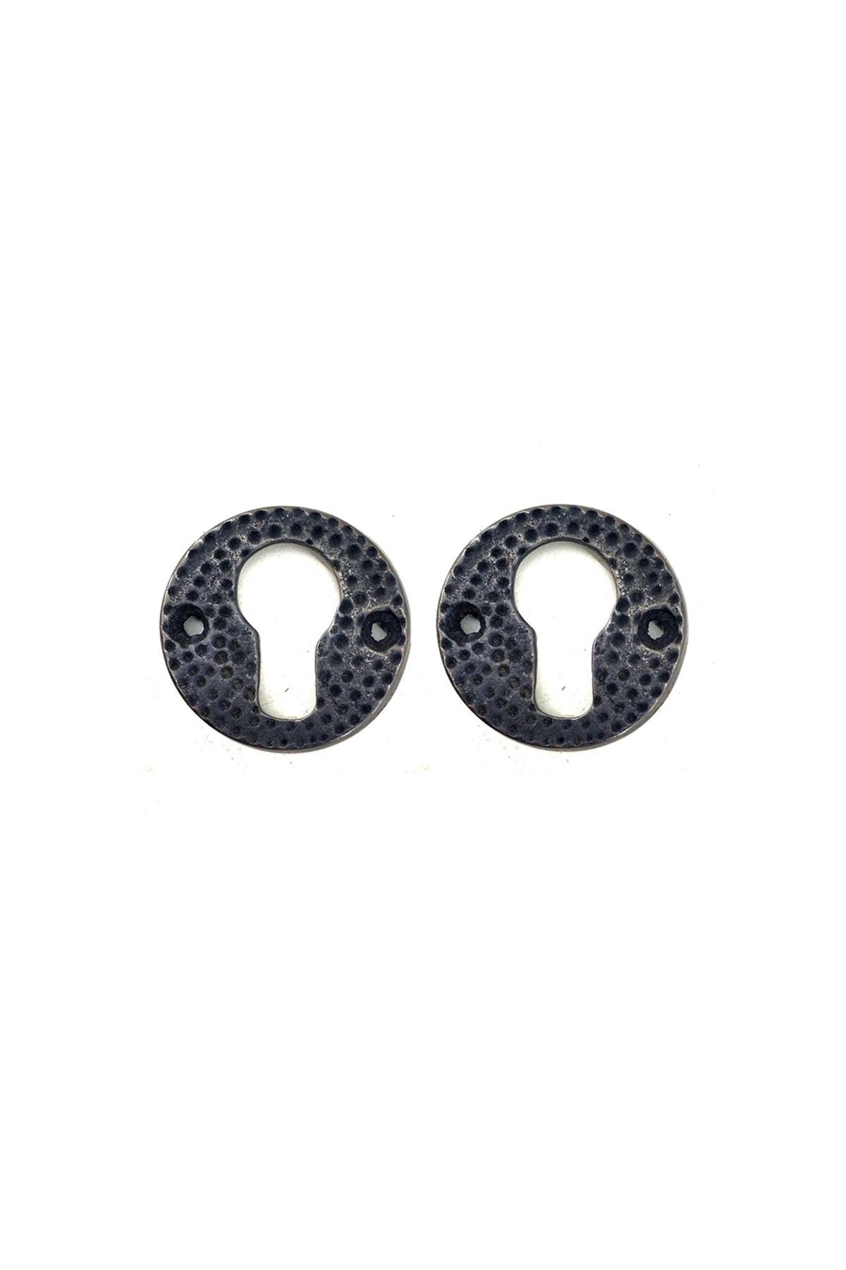 OurStyles Antika Tarz Dekoratif Pirinç Oda Kilit Rozeti - 49mm, Oksit