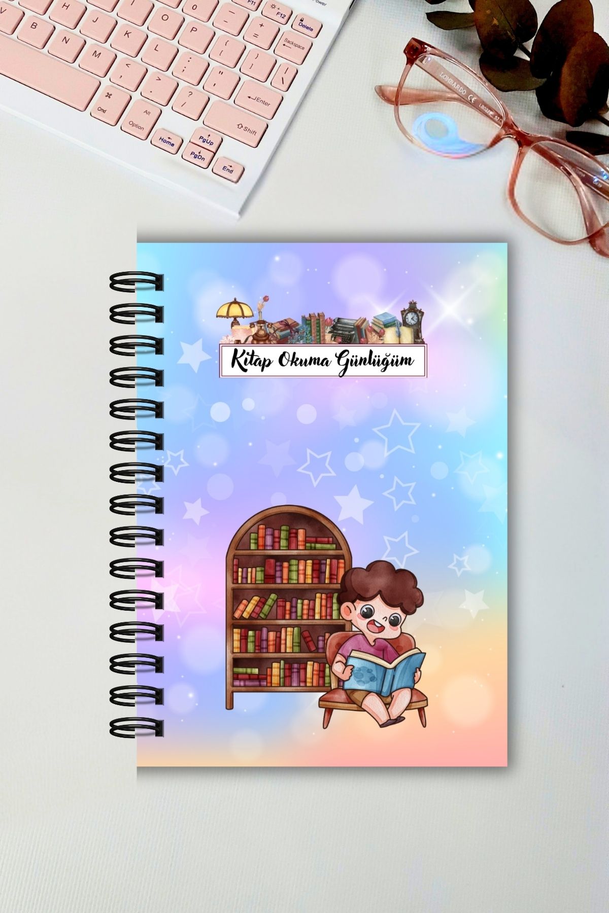 Burak Baskı Tasarım Renkli Çocuk Kitap Okuma Günlüğü, Çocuklar İçin Günlük, Book Reading Daily, Ajanda, Planlayıcı