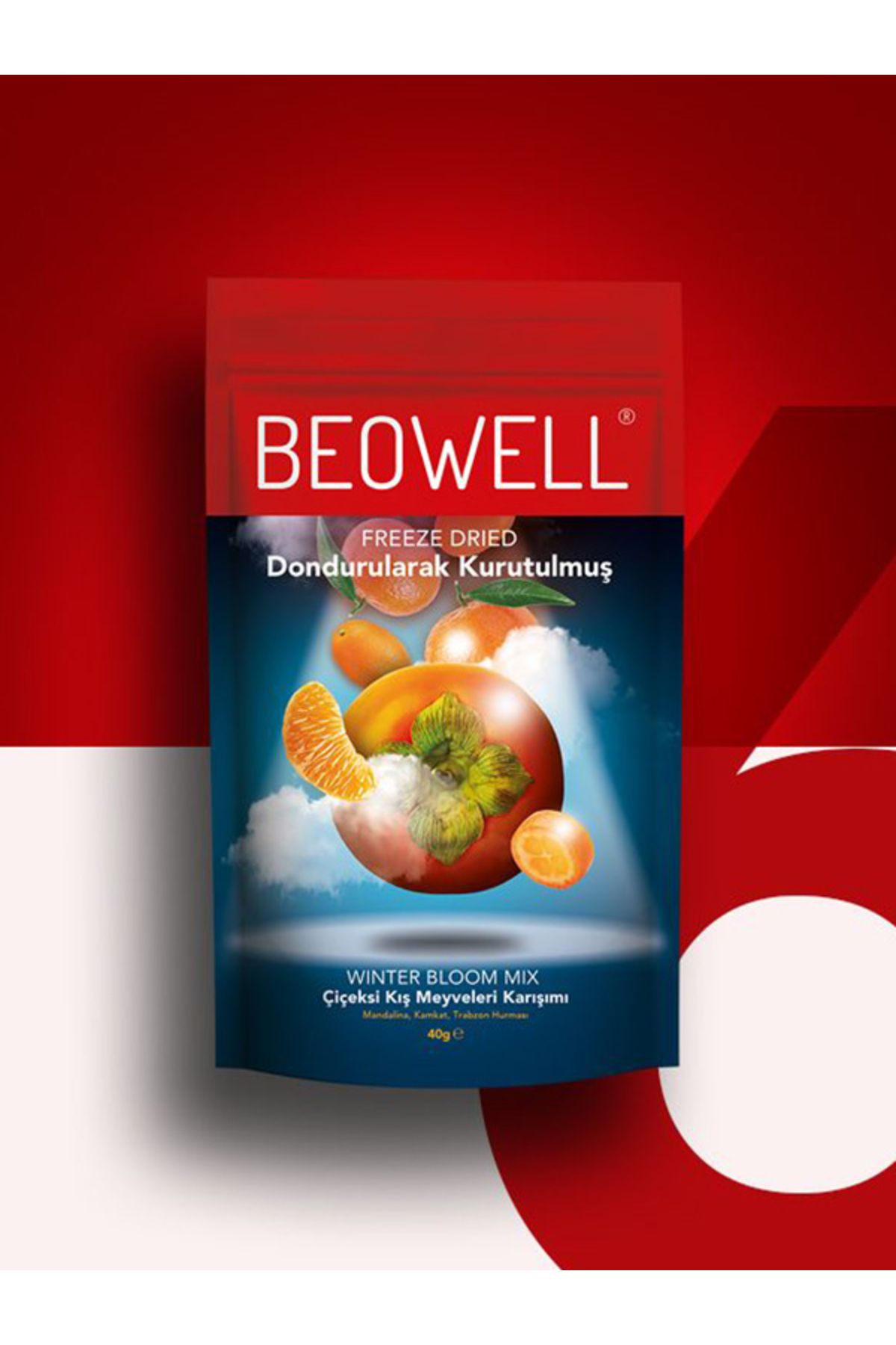 BEOWELL Winter Bloom Mix 6'lı Set – Freeze Dried Dondurularak Kurutulmuş Kış Meyveleri