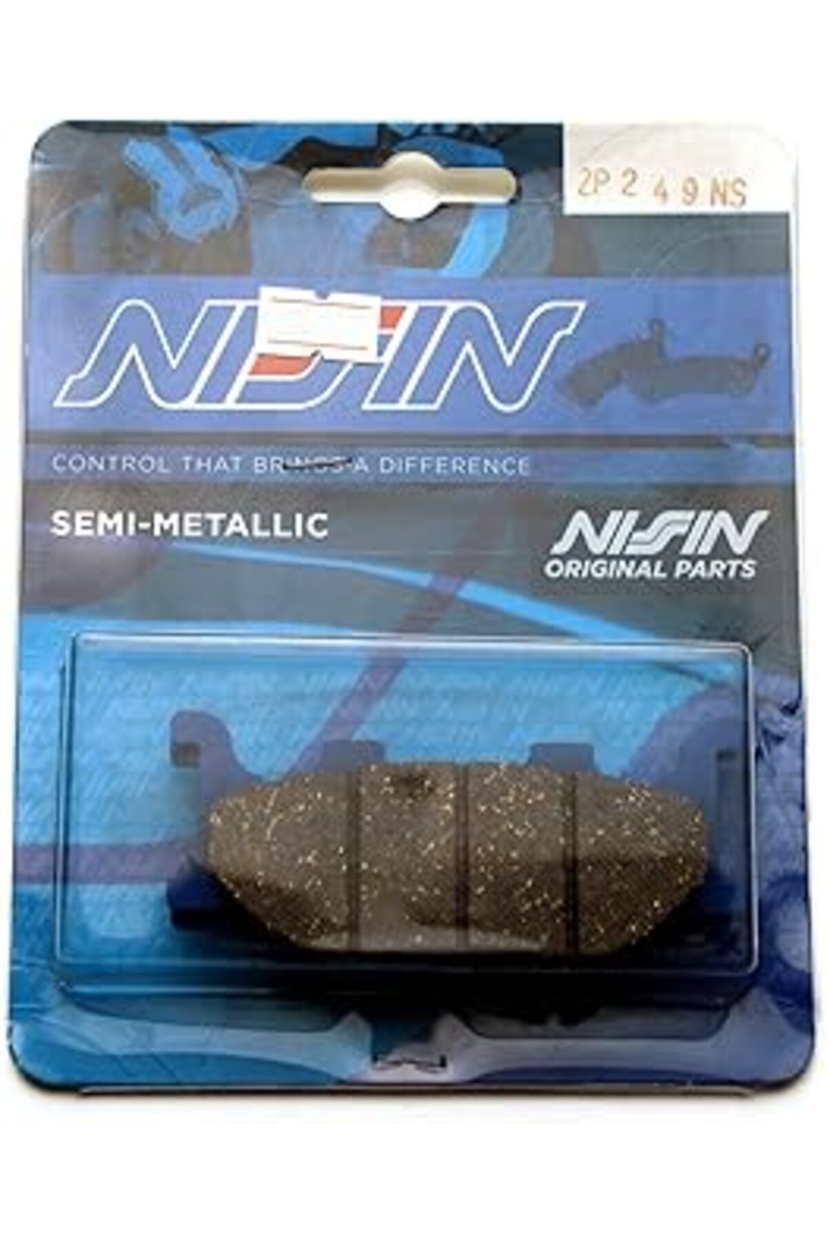 Mu Art Ahşap Nissin 2P-249Ns Yarı Metalik Motosiklet Fren Balatası