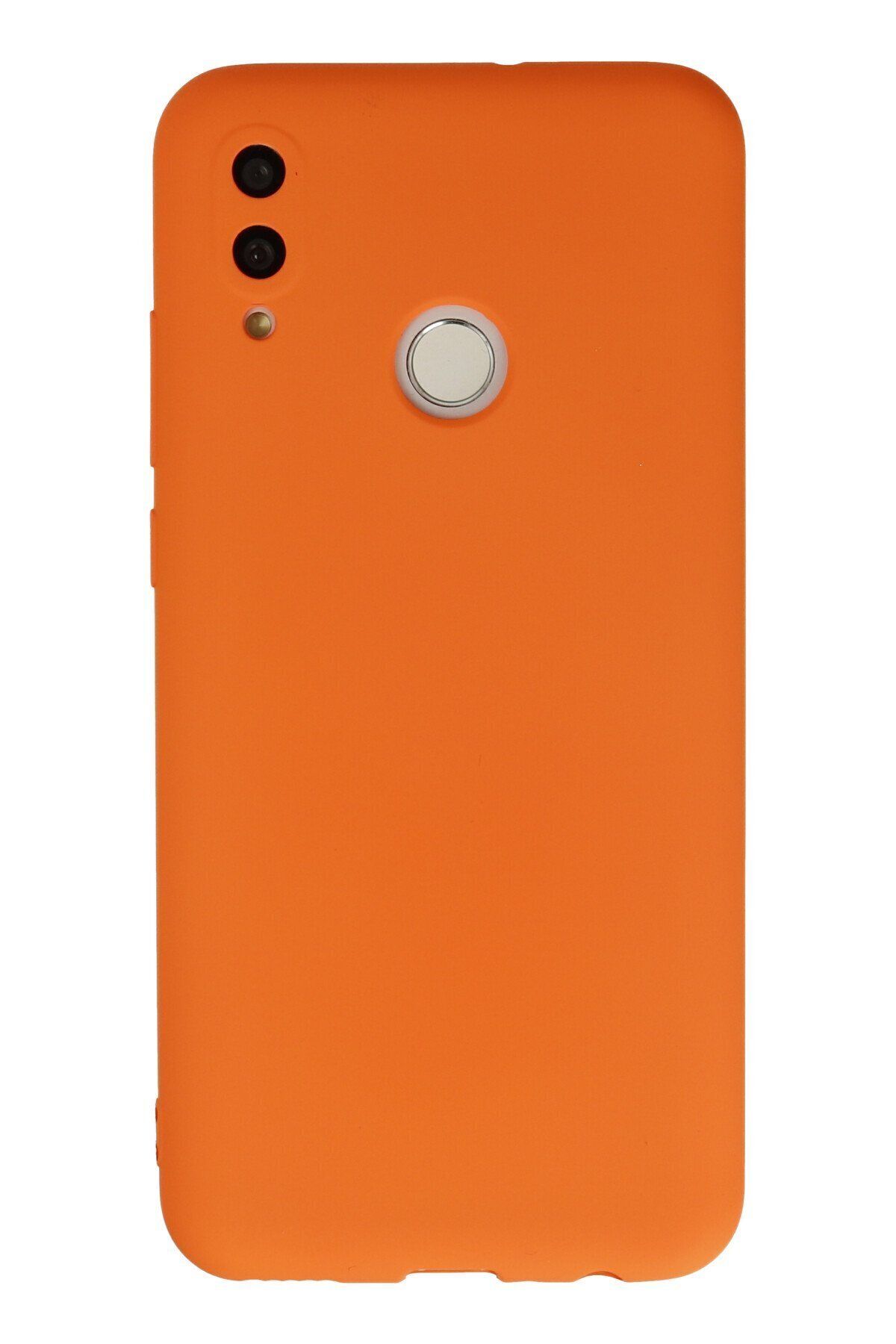 cepmoda Huawei P Smart 2019 Telefon Kılıfı - Lansman, iÇi Süet/Kadife, Soft v2 - TURUNCU