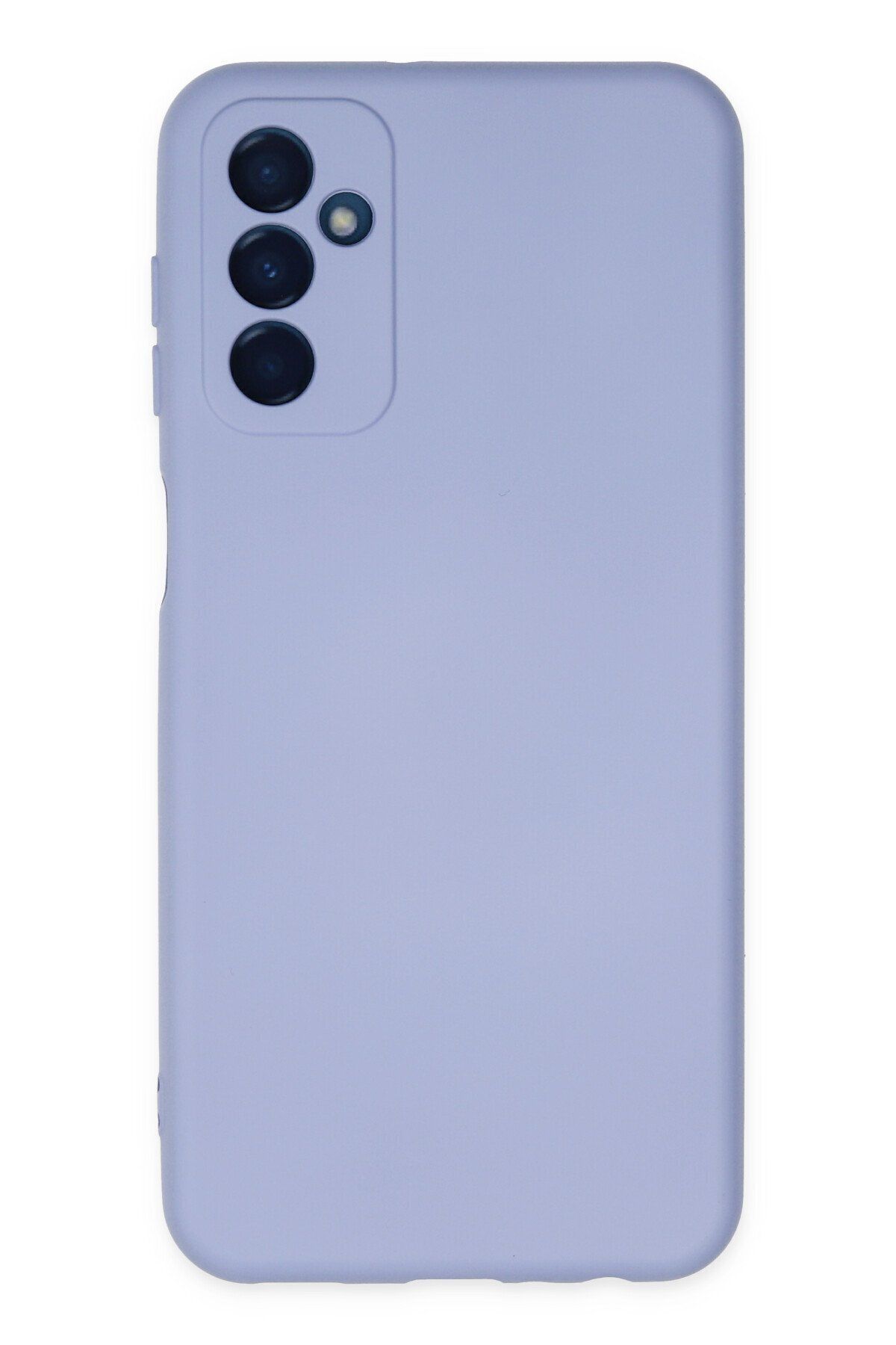 cepmoda Samsung Galaxy M23 Uyumlu Telefon Kılıfı - Lansman, iÇi Süet/Kadife, Soft - LİLA