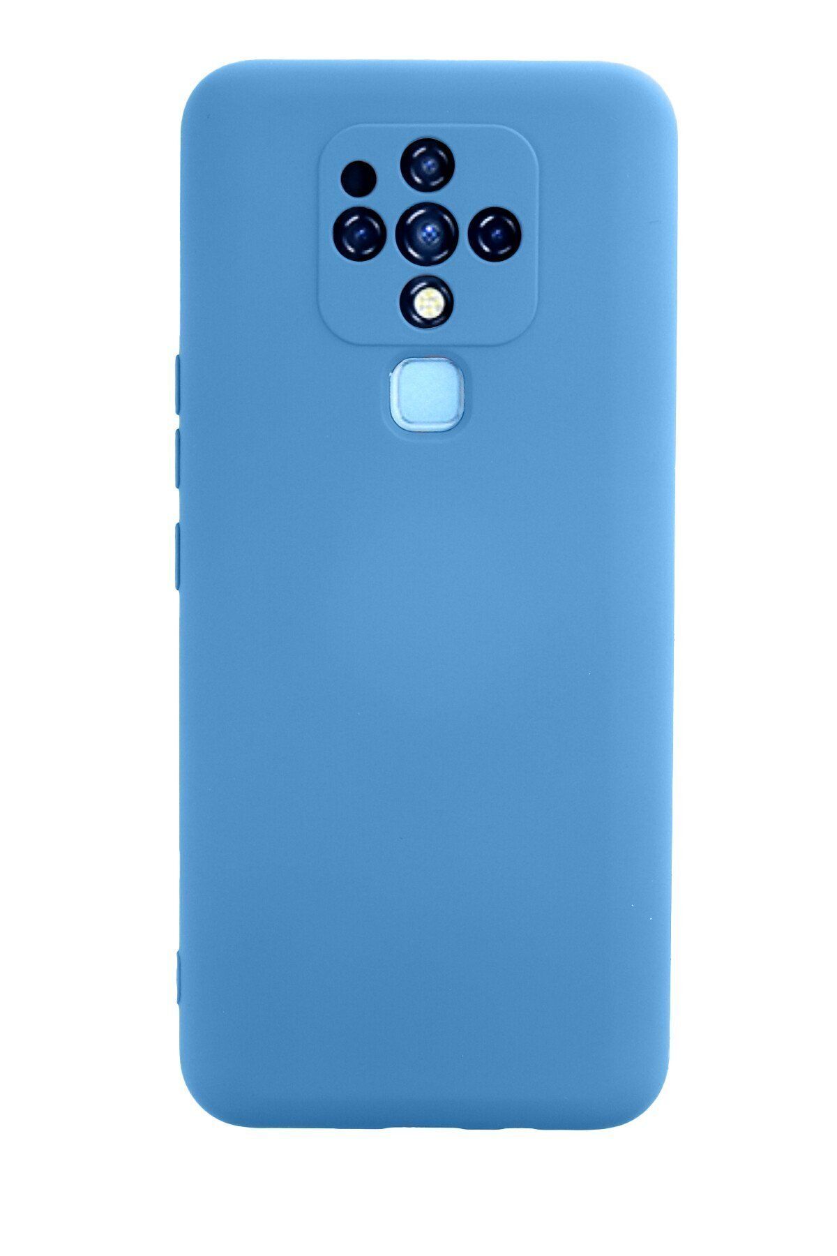 cepmoda Tecno CAMON 16 Uyumlu Telefon Kılıfı - Lansman, iÇi Süet/Kadife, Soft - MAVİ