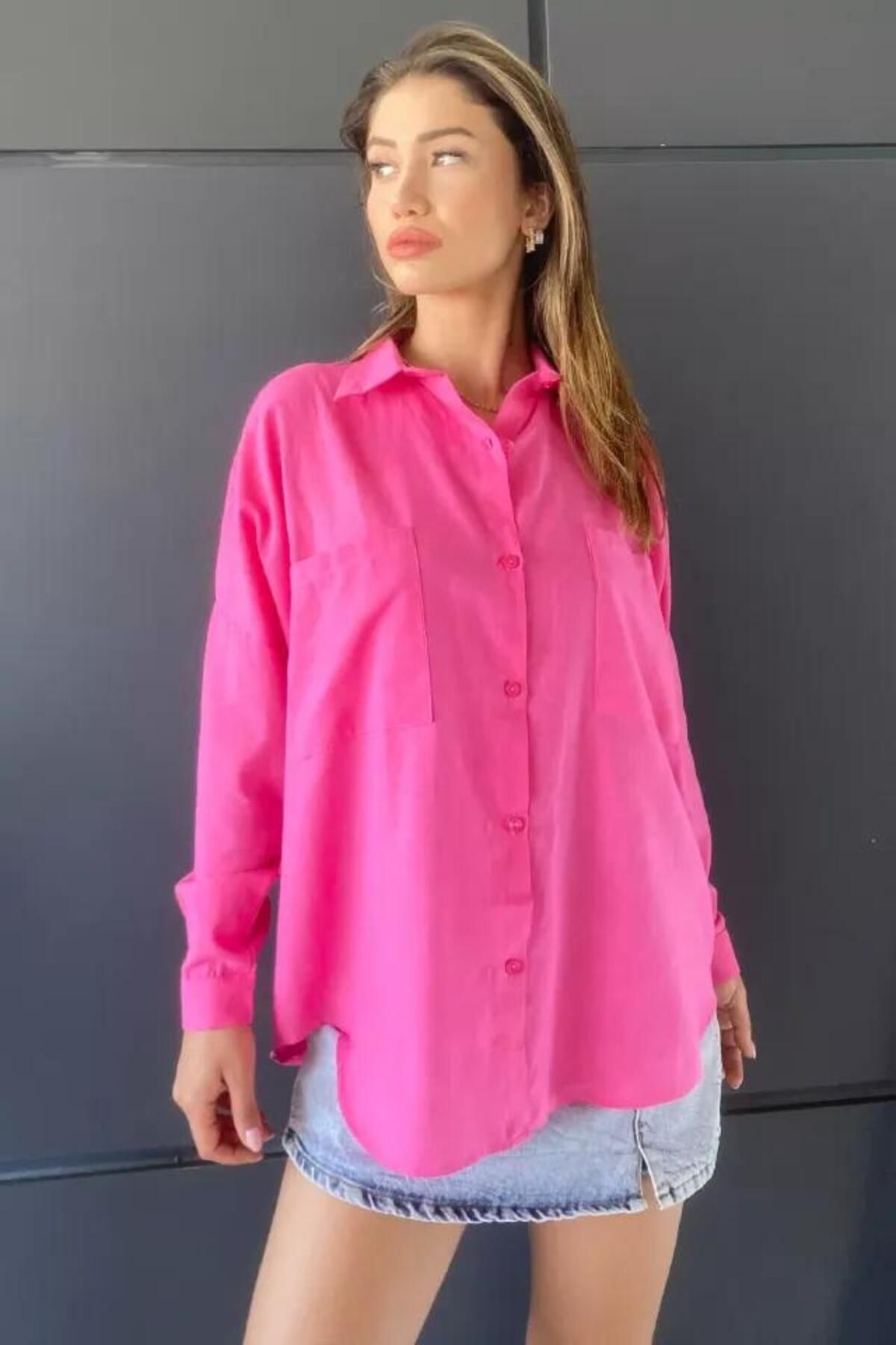 RENK RENK OUTLET 580284 ÇİFT CEPLİ GÖMLEK