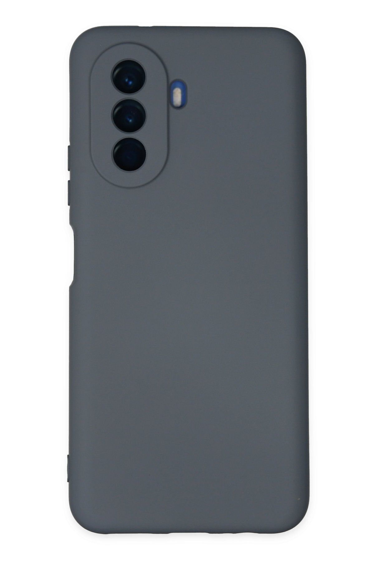 cepmoda Huawei Nova Y70 Uyumlu Telefon Kılıfı - Lansman, iÇi Süet/Kadife, Soft - GRİ