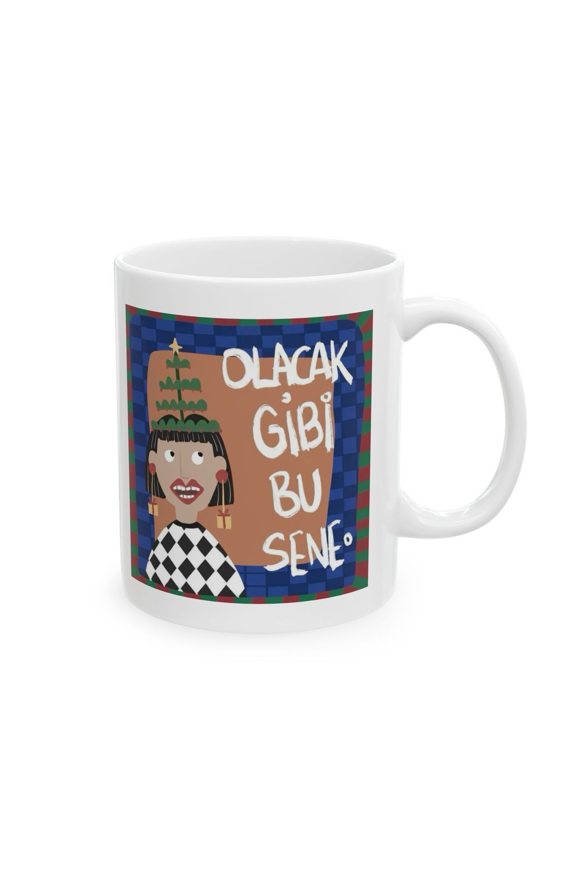 Hilosh Olacak Gibi Bu Sene Baskılı Kahve Çay Hediye Kupa Bardak