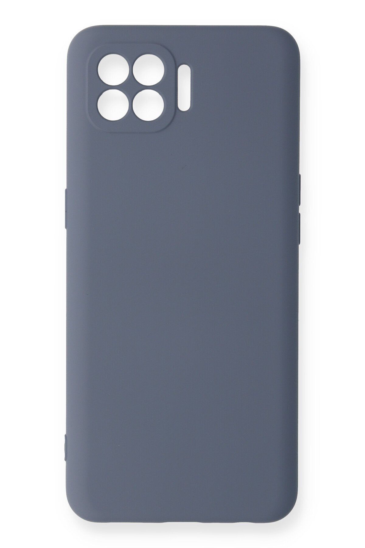 cepmoda Oppo Reno 4 Lite Telefon Kılıfı - Lansman, iÇi Süet/Kadife, Soft v2 - GRİ