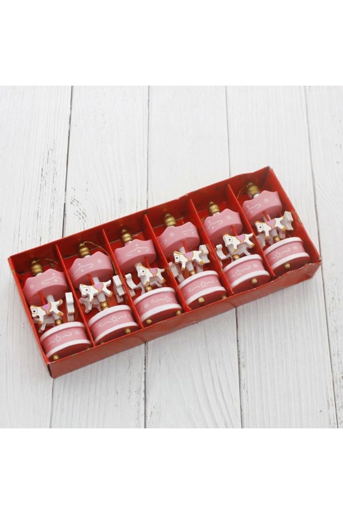 OurStyles Pembe Mini Atlı Karınca 6 Lı