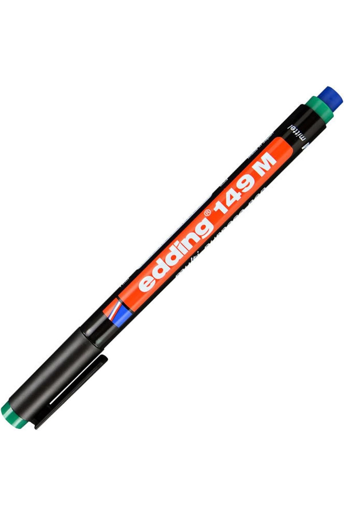 Edding ASETAT KALEMİ 149 M YEŞİL SİLGİLİ 10 LU PAKET
