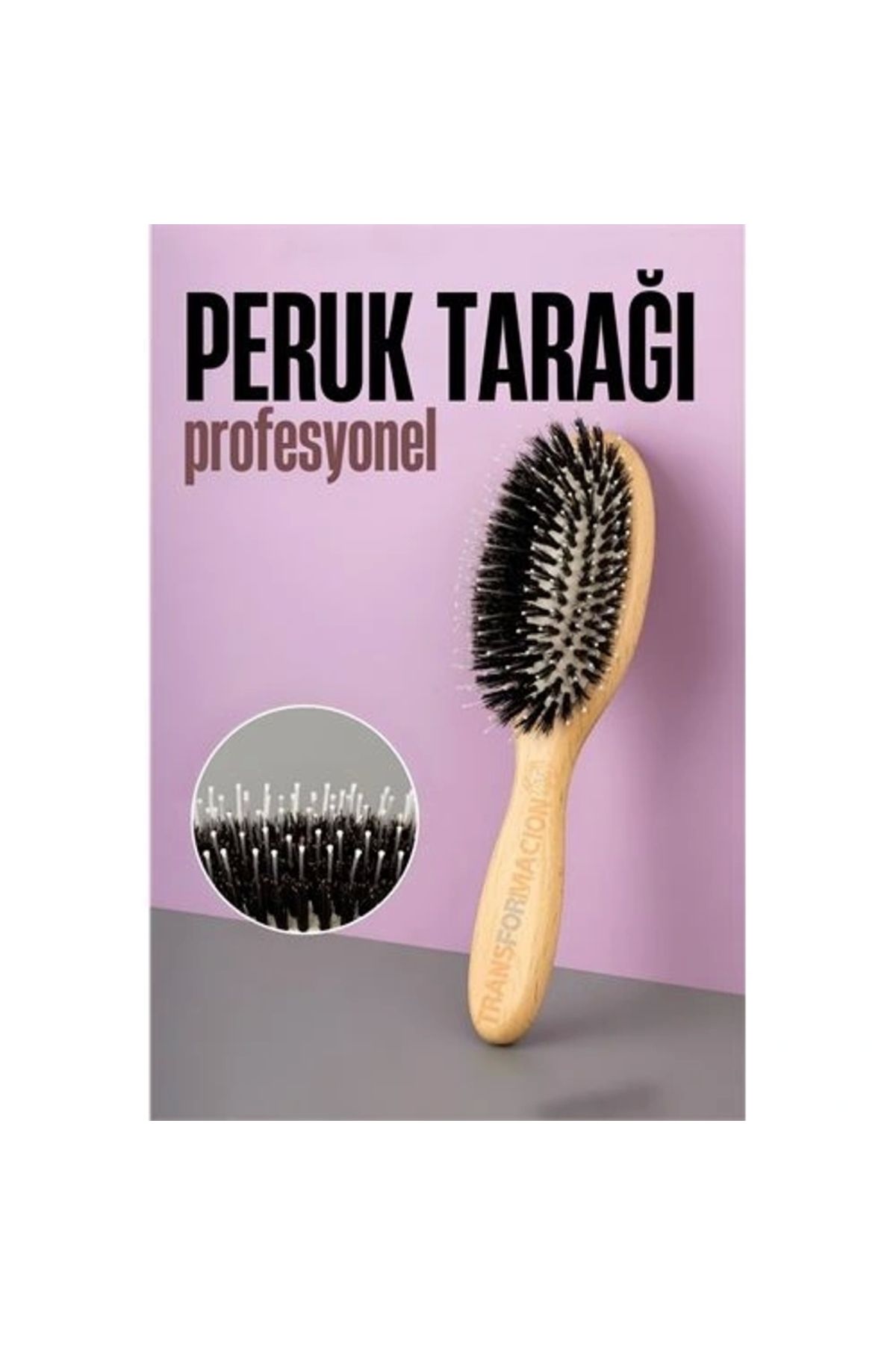OurStyles Peruk Tarağı - Peruk Bakım Tarağı Ahşap