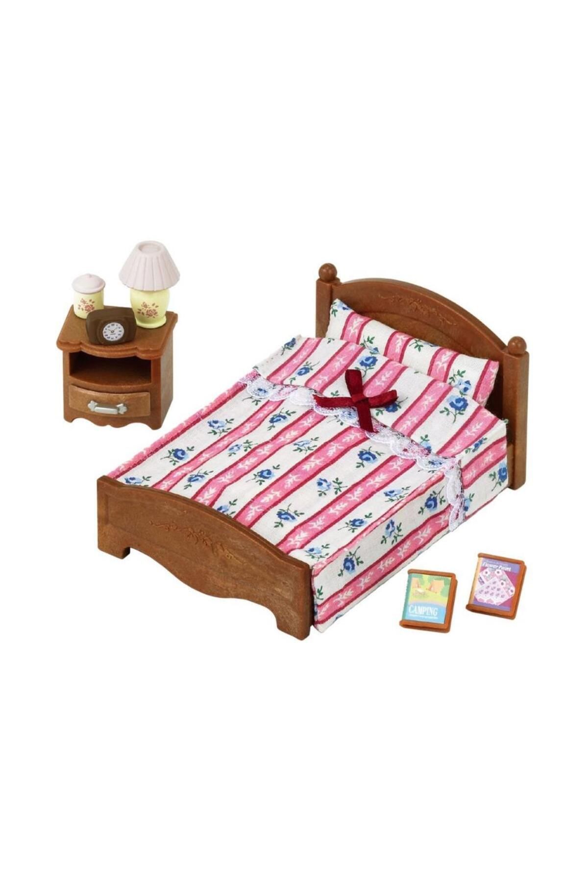 NW NessiWorld 5019 Sylvanian Families İki Kişilik Yatak Seti figürler ayrı satılır +3 yaş