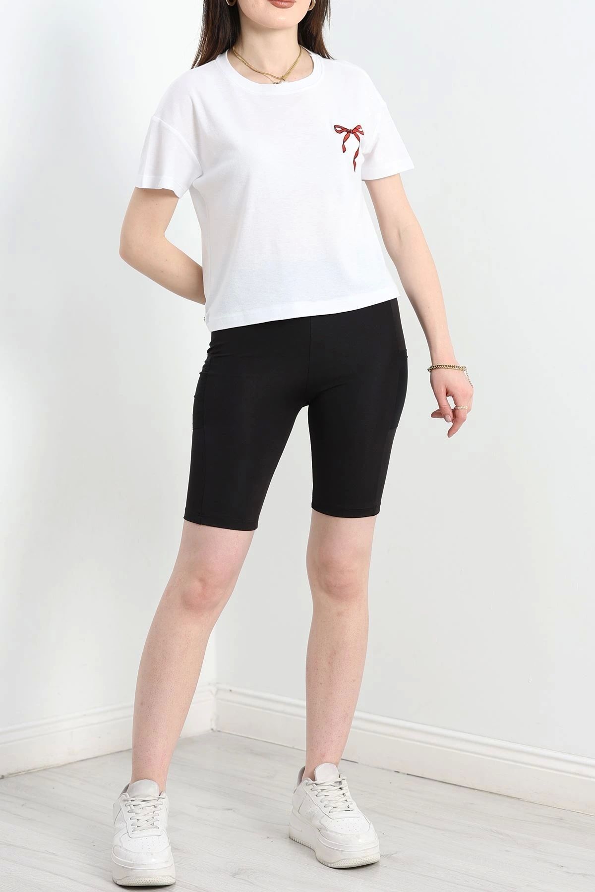 OurStyles Oversize Crop Tişört Beyaz1 - 70296.1872.