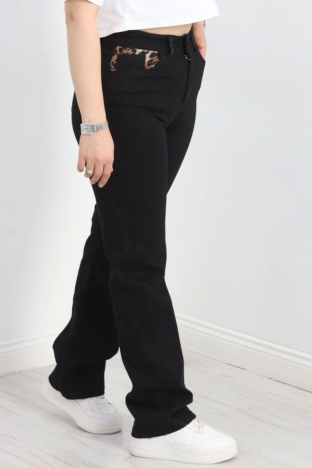 OurStyles Büyük Beden Kot Pantolon Siyah