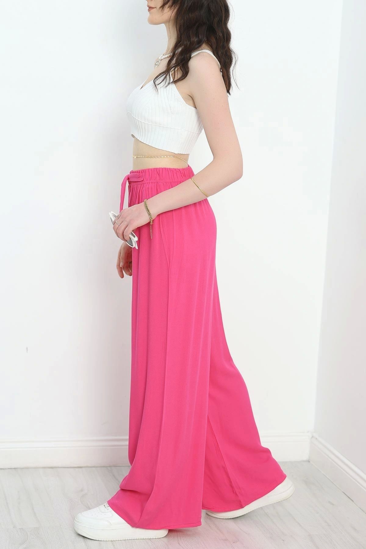OurStyles Dokuma Pantolon Pembe - 10005.1095.