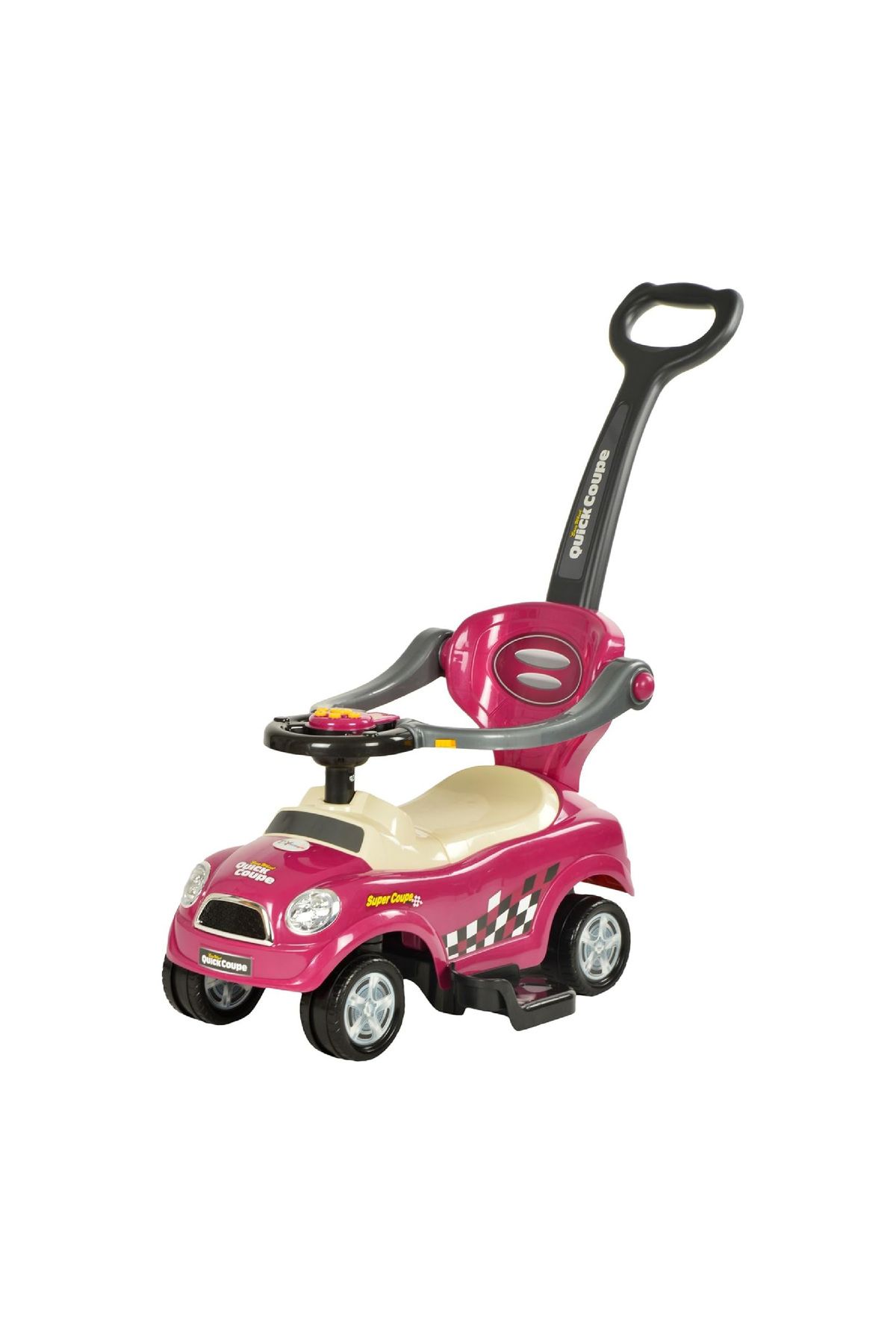 rexa-سيارة دفع صغيرة متعددة الاتجاهات من Toy House بمقبض، لون بنفسجي 1