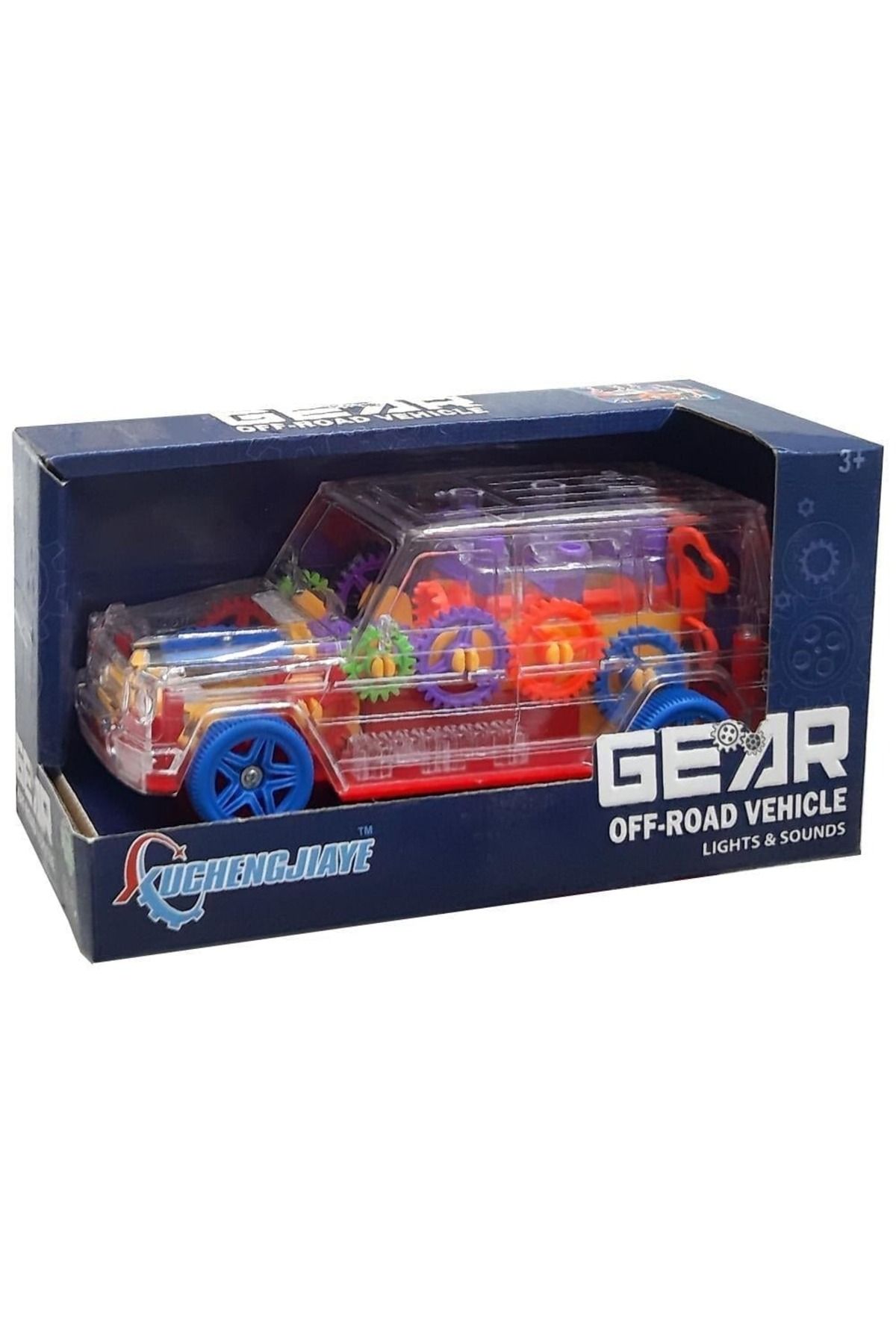 TRUST STORE Şeffaf Off Road Arabası Sesli Işıklı 20 CM