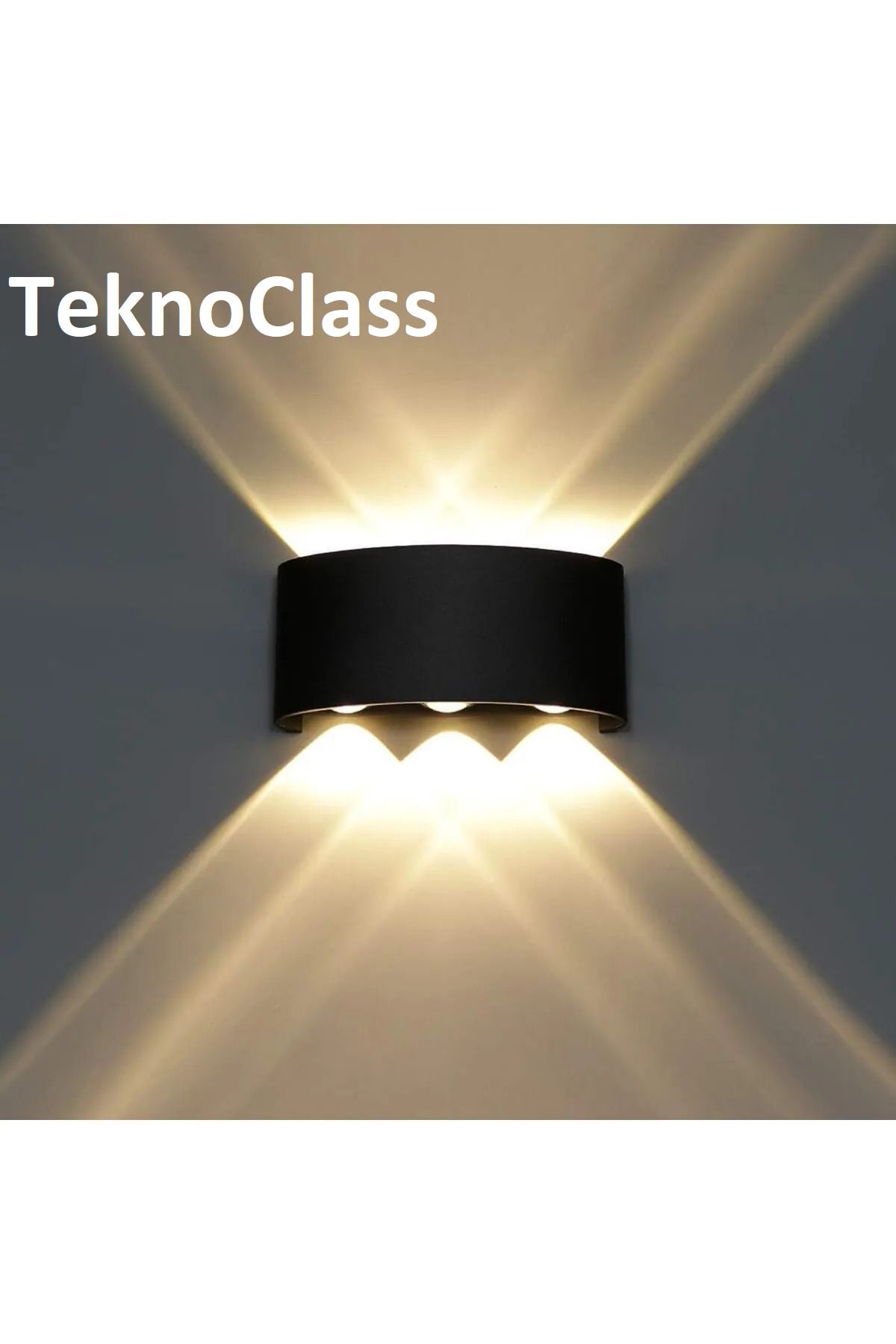 Canderel 10w Led Aplik Aydınlatma Çift Taraflı Led Modern Dekoratif Duvar Aplik Suya Ve Toza Karşı Dayanıklı