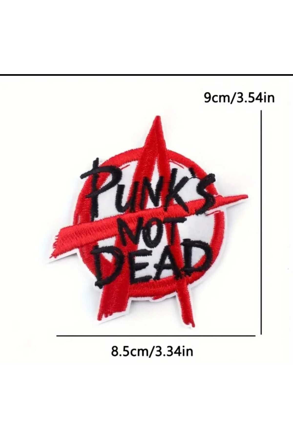 DÜKKAN DESİGN Punks Not Dead Patch Yama