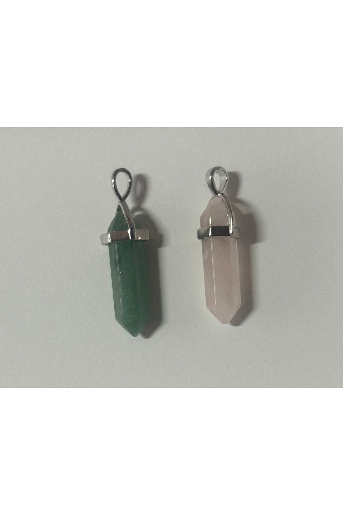 Taş-Mir Pembe Kuvars Aventurin Kolye Ucu