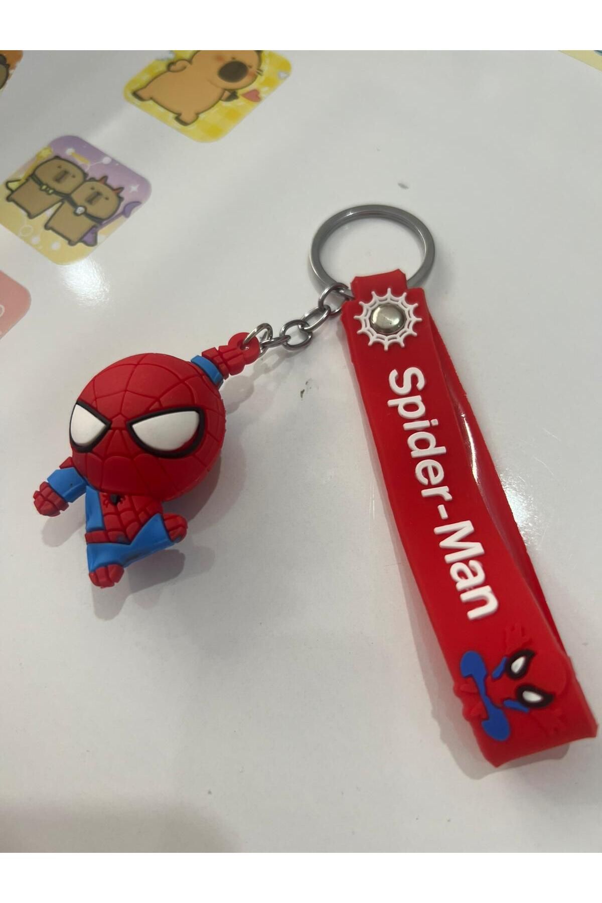 demirosa SPİDER-MAN SLİKON ANAHTARLIK & ÇANTA AKSESUARI
