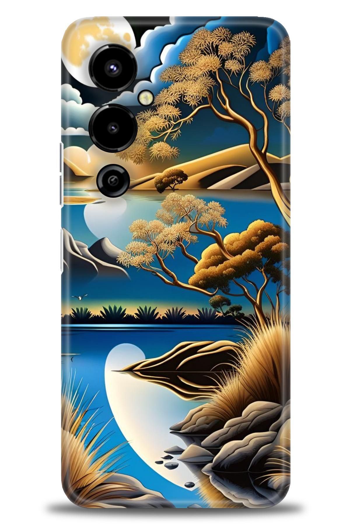TECNO Camon 40 İle Uyumlu HD Baskılı Kılıf - Karışık Seri - 723