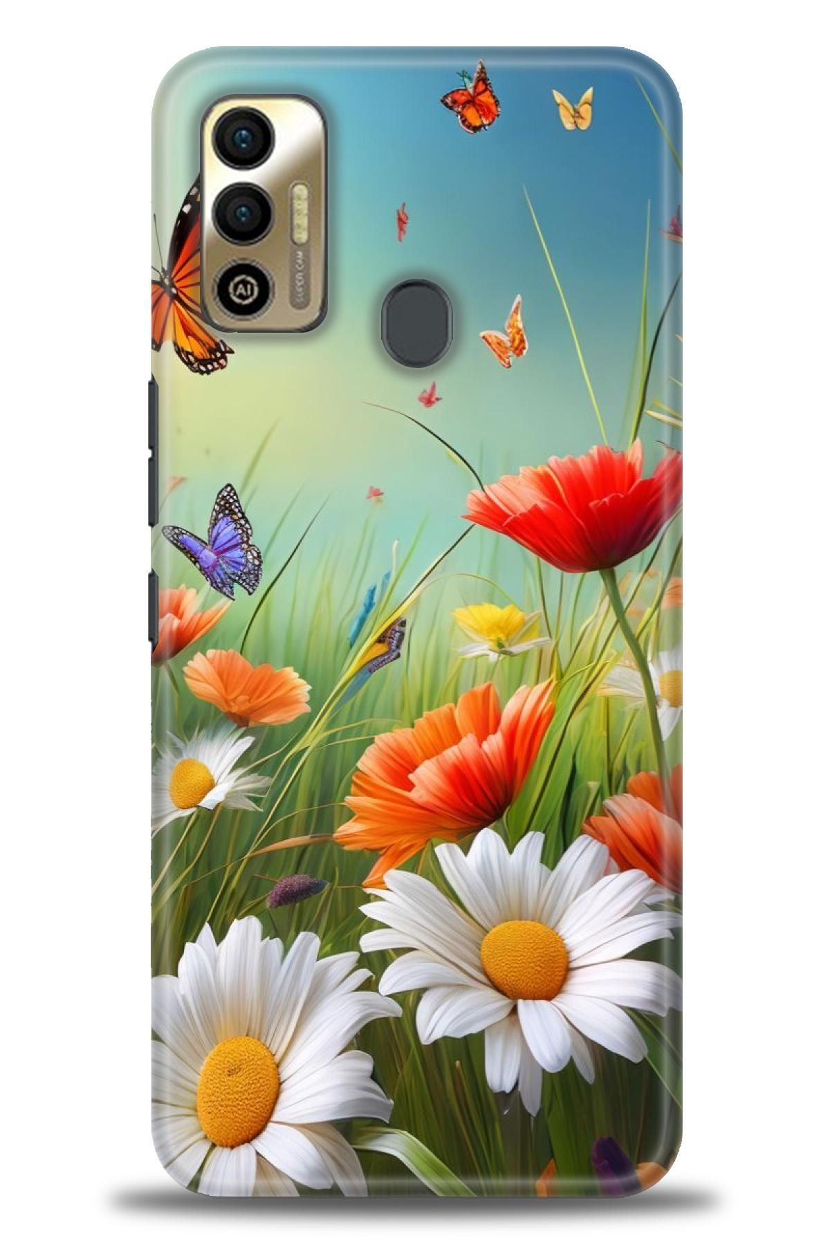 TECNO Spark 7 / 7T İle Uyumlu HD Baskılı Kılıf - Karışık Seri - 353