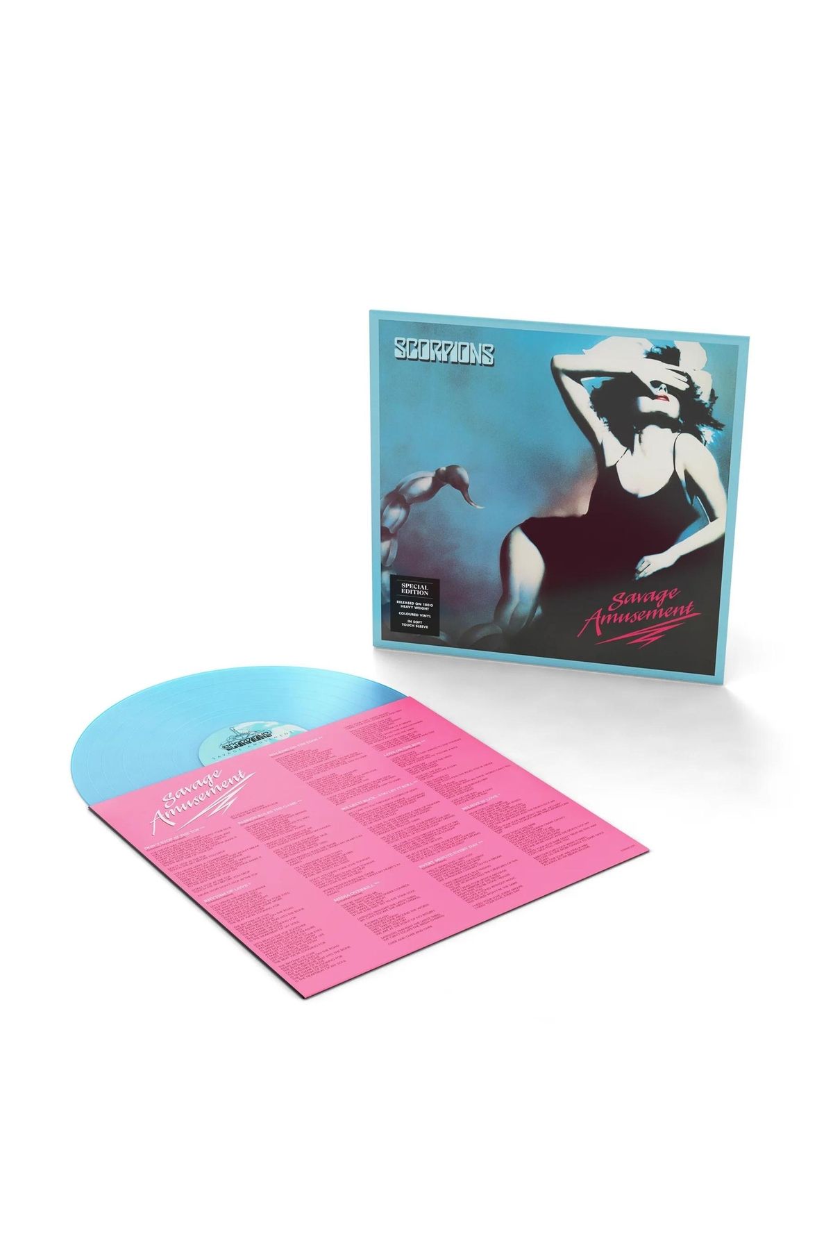 BMG Scorpions - Savage Amusement (50th Anniversary - Transparent Curacao Vinyl) / Plak