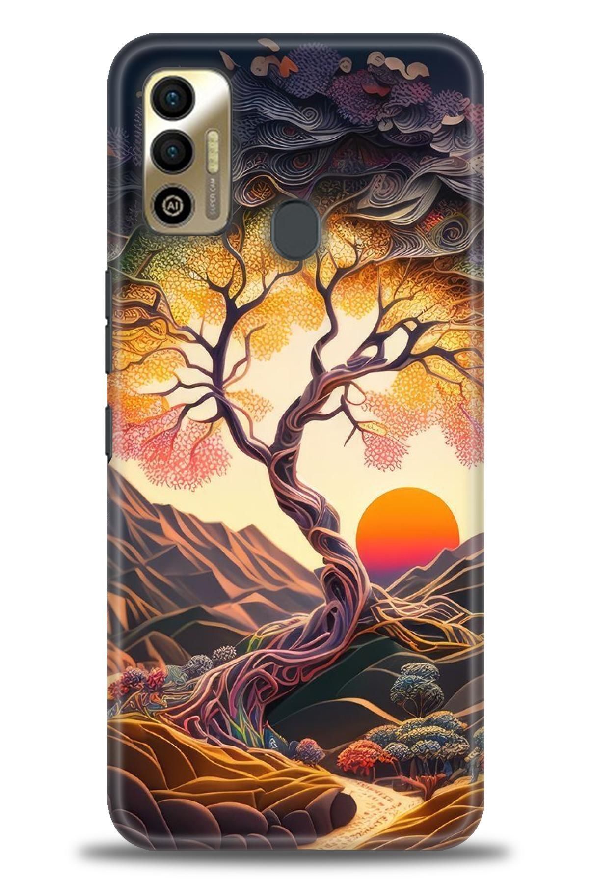TECNO Spark 7 / 7T İle Uyumlu HD Baskılı Kılıf - Karışık Seri - 613
