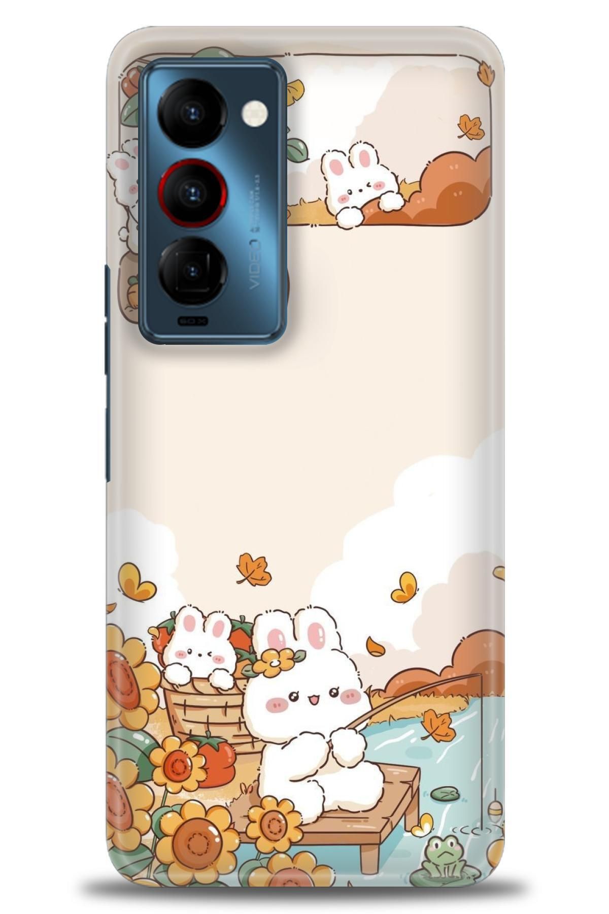 TECNO Camon 18 Premier (CH9n) Premier İle Uyumlu HD Baskılı Kılıf - Karışık Seri - 153