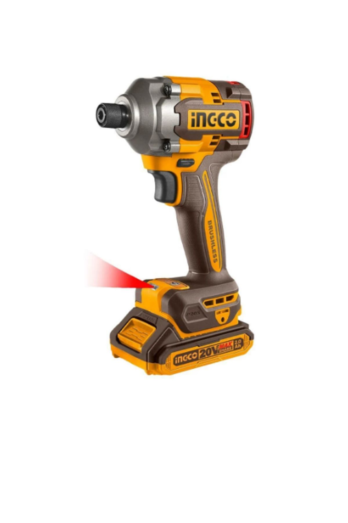 Ingco Lİ-İON AKÜLÜ VİDALAMA KÖMÜRSÜZ 1/4"" 20V 2.0AH