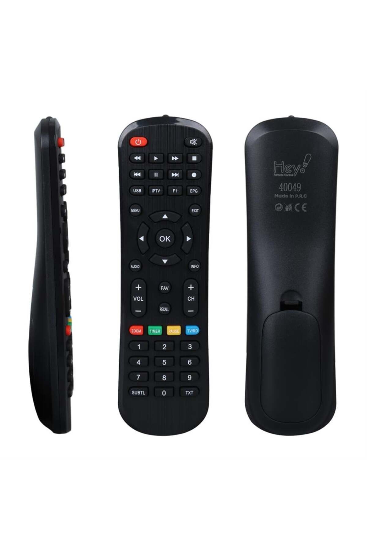 Powermaster Hey Redline TS-100 HD VE T Serisi USB Tuşlu HD Uydu Kumandası