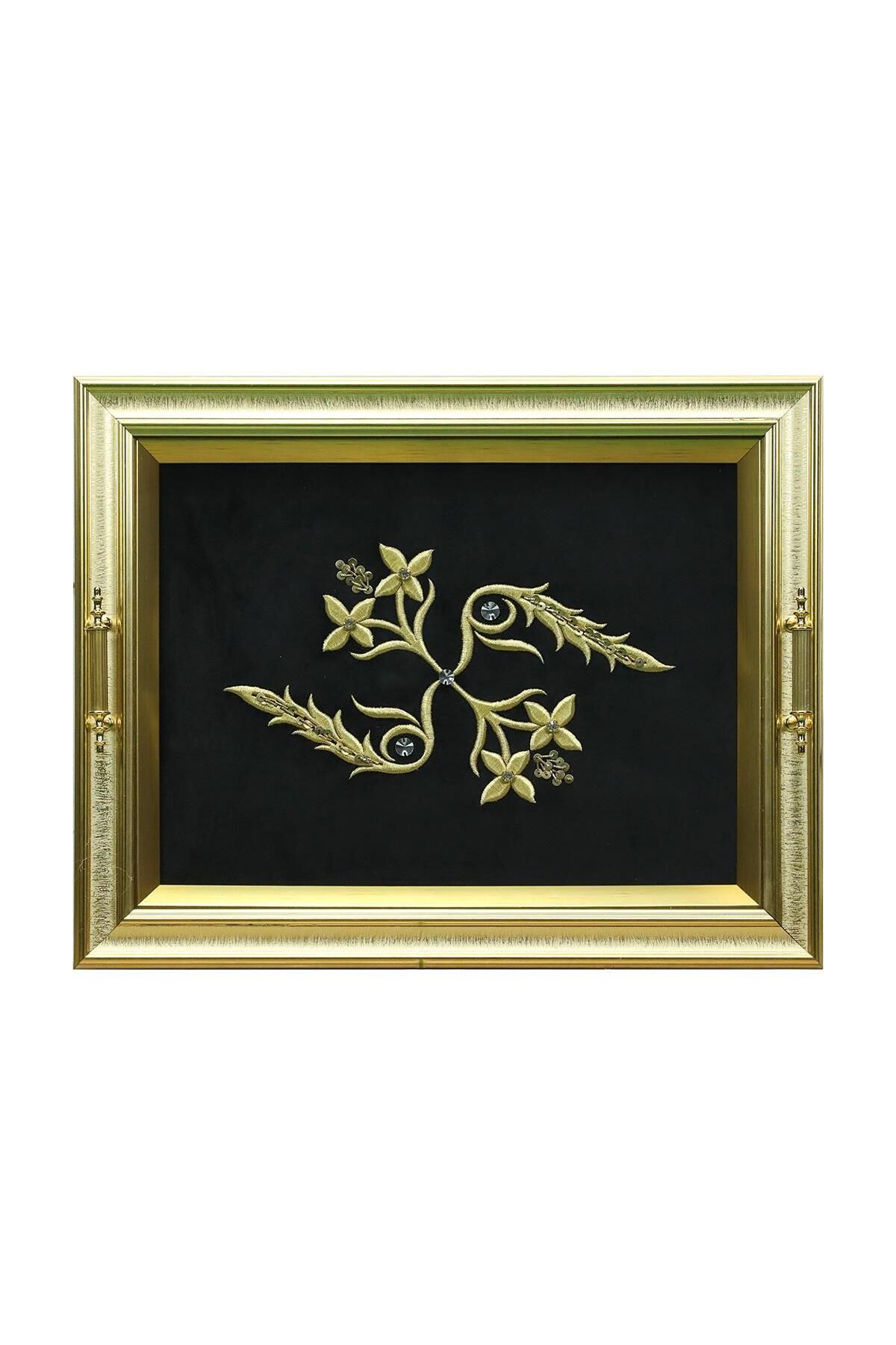 e38 EL İŞÇİLİĞİ MARAŞ İŞİ TEPSİ 40*54 CM - 6285