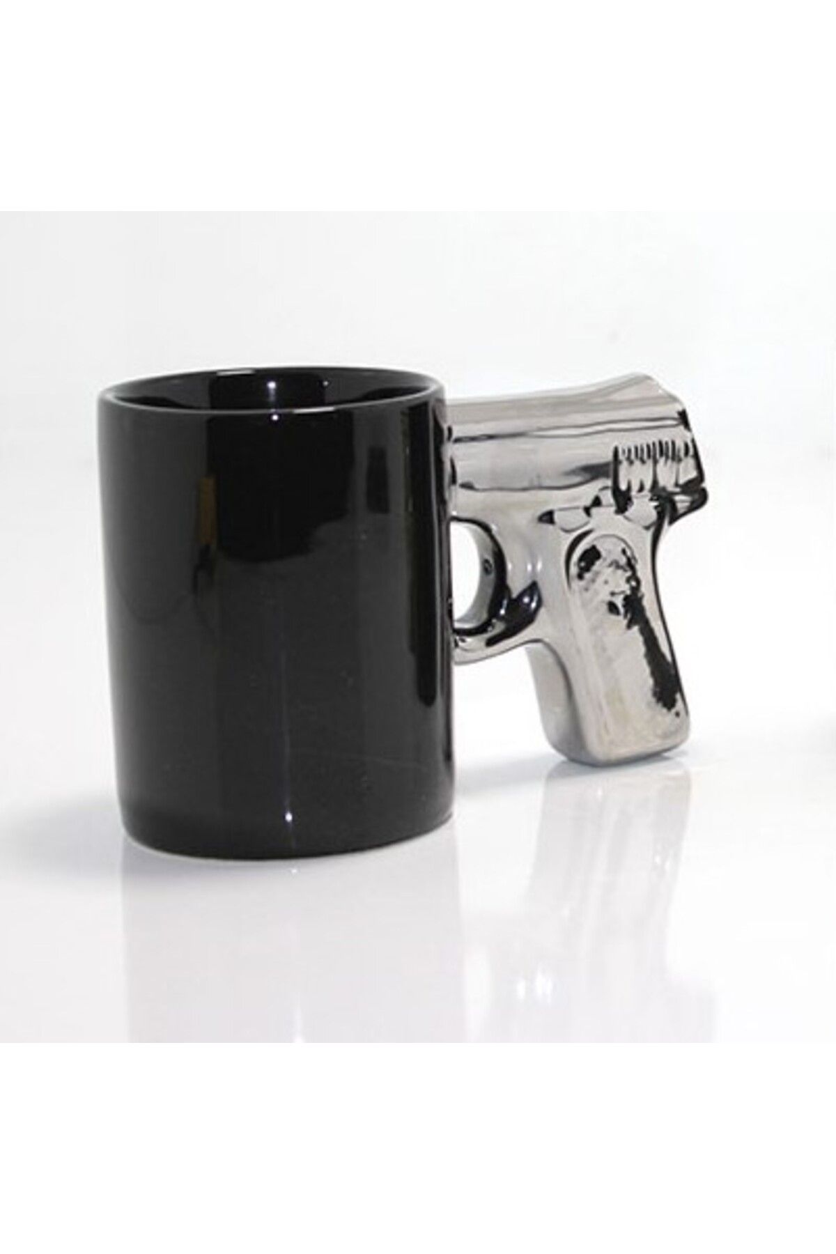 Allproduct Porselen Silahlı Kupa Bardak Model 4