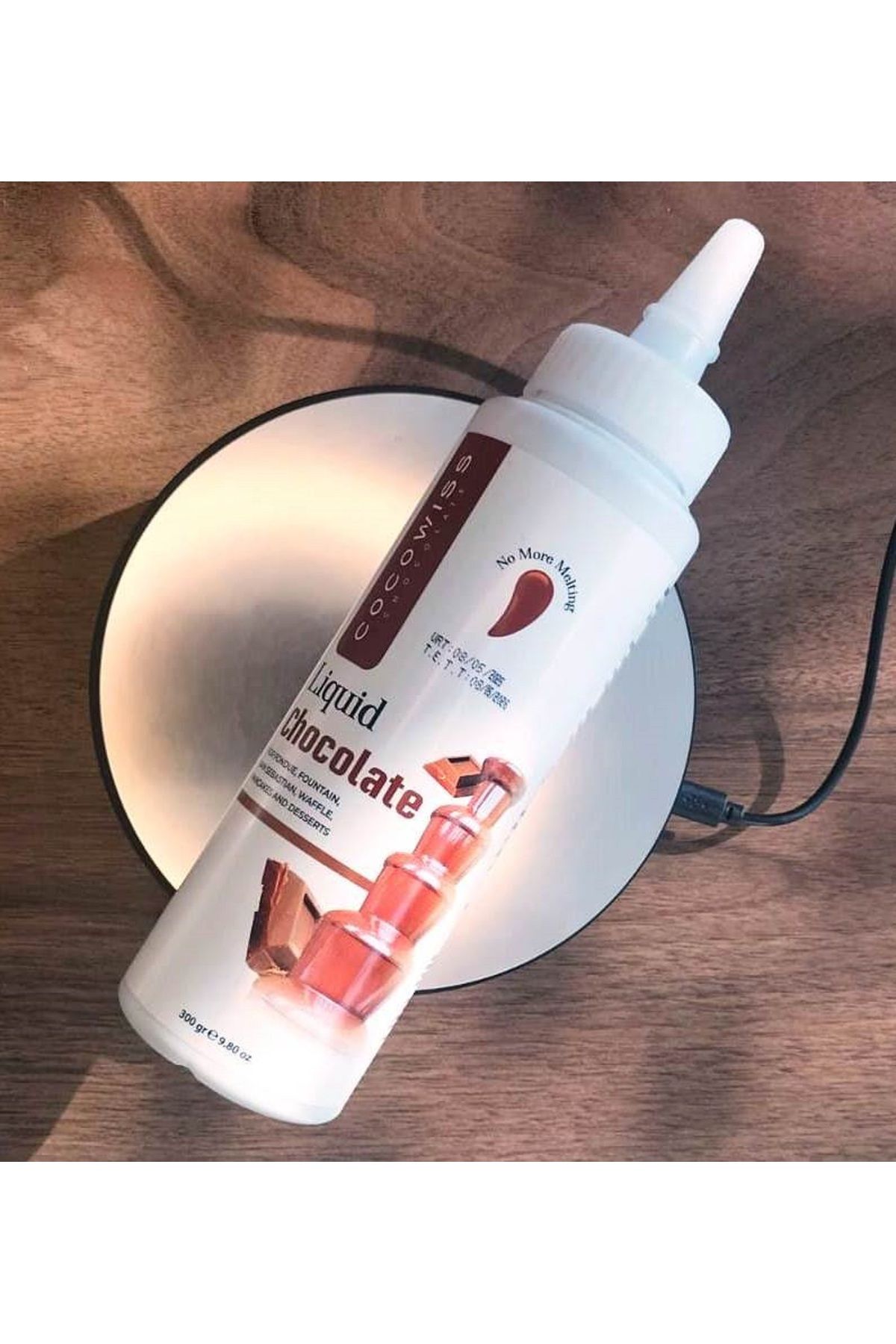 Levent Kılıç Ticaret Cocowiss Chocolate Sıvı Çikolata - Fondü Şelale Çikolatası - 300gr